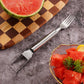 🍉 1+3 ingyen – ✨2 az 1-ben gyümölcsvágó és villa – a gyümölcsök gyors és egyszerű tálalásához!🍓
