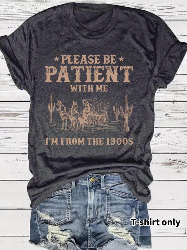 👕 Jestem z 1900 roku ✨ Retro krótkie rękawy
