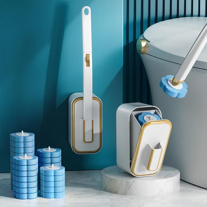 🚽🧼 Falra szerelhető eldobható WC-kefe csere szett – Higiénikus, egyszerű tisztítás a fürdőszobában