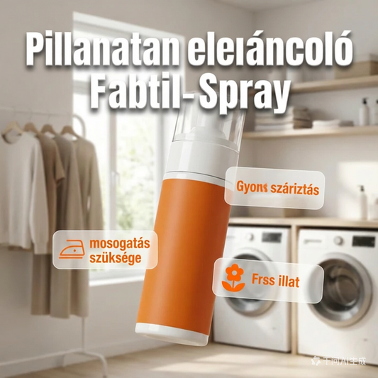 🔥👕Azonnali hatású ránctalanító spray ruhákhoz