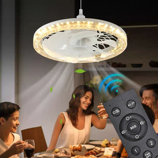 💡 2 az 1-ben Csendes ventilátorlámpa távirányítóval