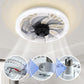 💡 2 az 1-ben Csendes ventilátorlámpa távirányítóval