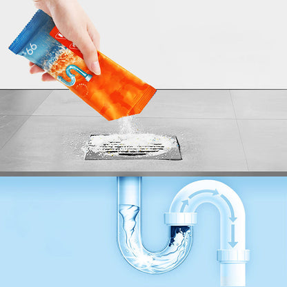 🚰 Többfunkciós Csőtisztító Szageltávolító Por