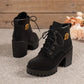 🎅🔥【35-42】2025 nowa gruba podeszwa brytyjski styl Martin buty🔥