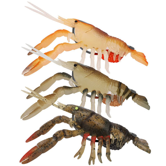🦐 Előre szerelt puha garnélarák horgászcsali