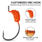 🔥💯 Puha garnélarák Swimbait Pre-rigged Fishing Jig Csalik