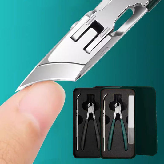 ✂️ Professzionális körömvágó szett (3 darab) – csobbanásálló 💅