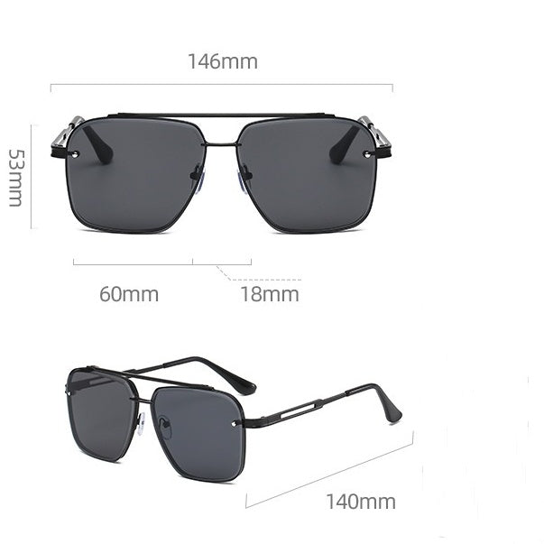 🌞Okulary przeciwsłoneczne retro z gradientem UV400 Protection🕶️