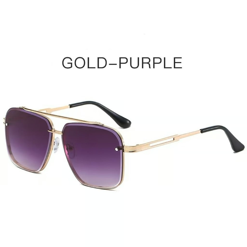 🌞Okulary przeciwsłoneczne retro z gradientem UV400 Protection🕶️