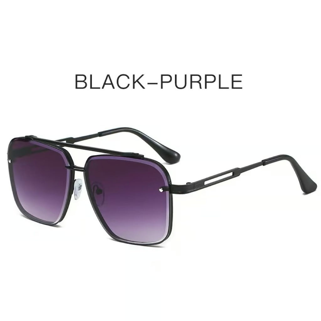 🌞Okulary przeciwsłoneczne retro z gradientem UV400 Protection🕶️