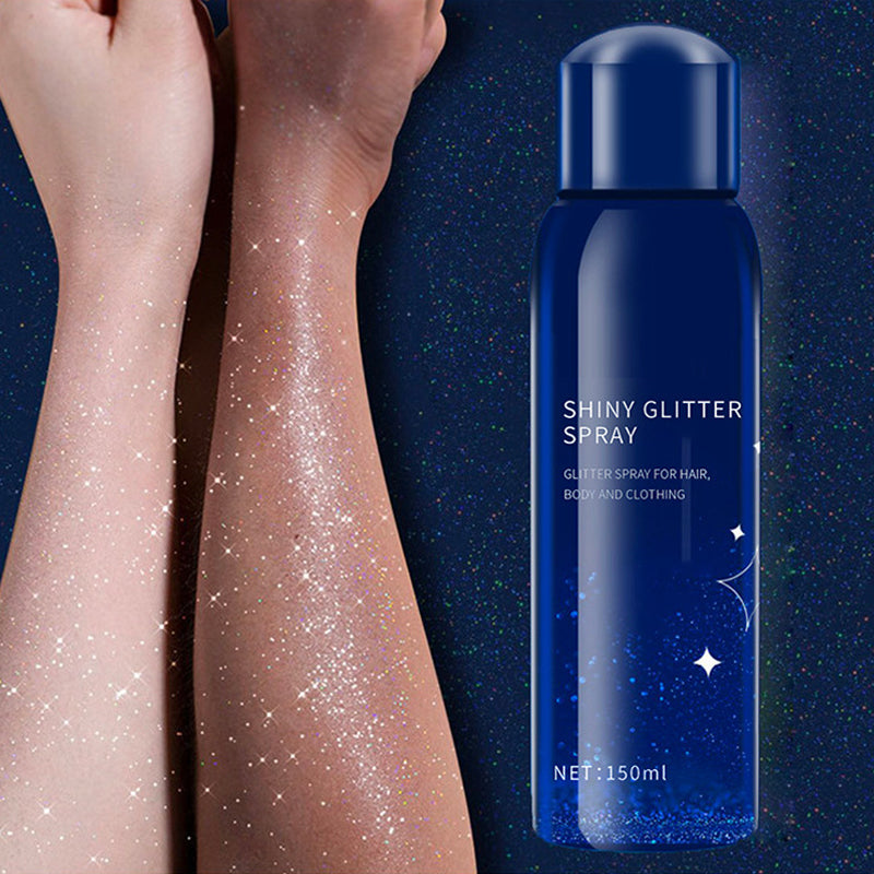 ✨Długotrwały spray z brokatem do ciała i włosów – idealny na imprezy, festiwale i specjalne okazje! Zabłyśnij na ramionach, dekolcie czy nogach!