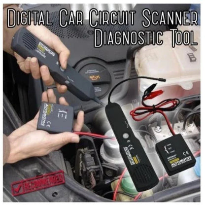 🚗 Digitális autóipari áramkör-ellenőrző diagnosztikai eszköz | Teljes rendszerű OBD2 szkóner, feszültségtesztelő & relé analizátor – Professzionális szerelőknek és barkácsolóknak 🛠️⚡