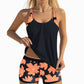 🌺 Tankini szett rövidnadrággal – S-3XL, nyári frissesség