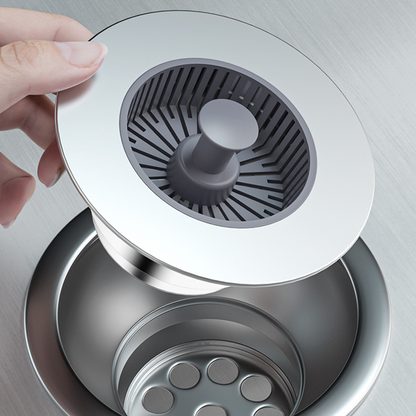 Mosdó leeresztő dugó szűrővel