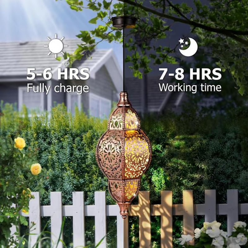 🔅🔅Wisząca latarnia solarna do dekoracji na zewnątrz