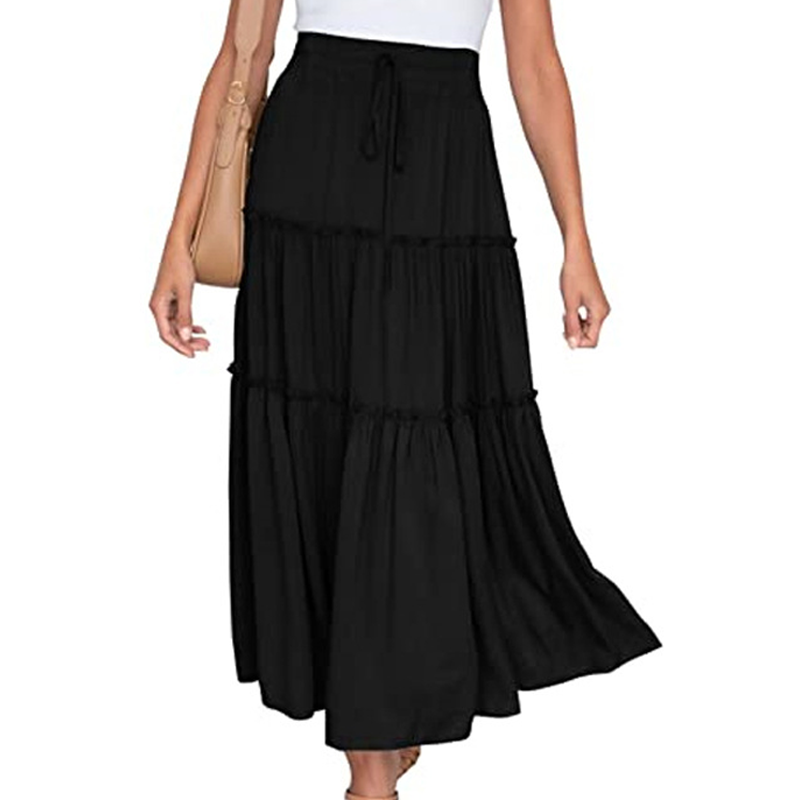 Spódnica z plisowaną boho