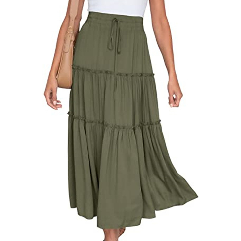 Spódnica z plisowaną boho
