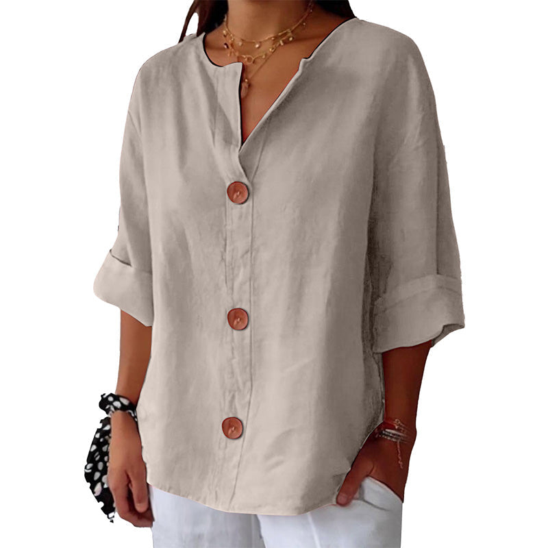 👚Luźne topy damskie z bawełny i lnu