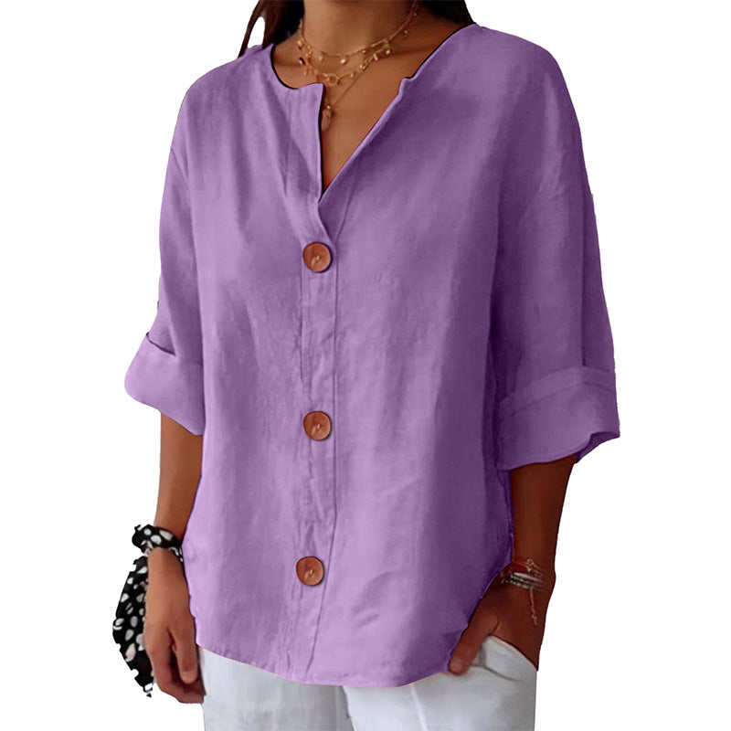 👚Luźne topy damskie z bawełny i lnu