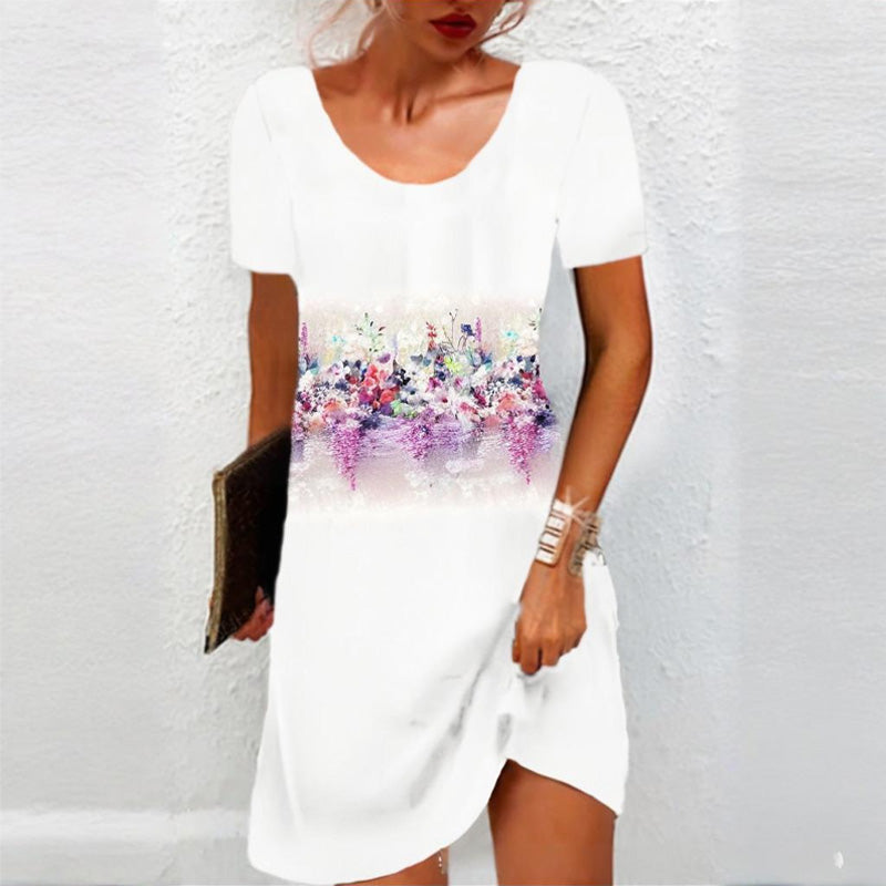 👗✨Damska casualowa sukienka w kwiaty