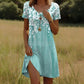 👗✨Damska casualowa sukienka w kwiaty