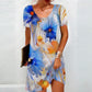 👗✨Damska casualowa sukienka w kwiaty