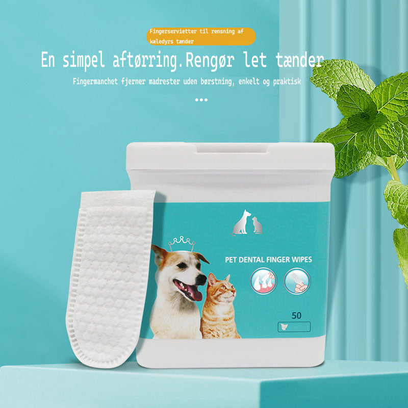 🐕Kup 2 Zdobądź 1 darmowe chusteczki do czyszczenia dentystycznego zwierząt domowych