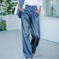 👖 Damska jeansy casualowe z efektem sprania