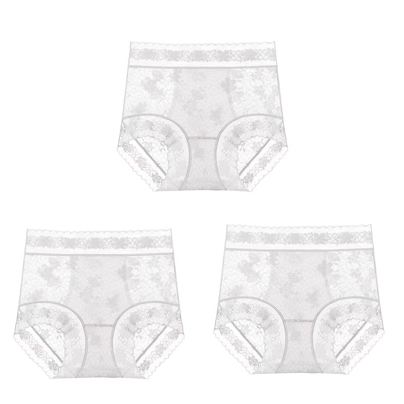 【❣️Kup 1 opakowanie 2 gratis】👙Damskie bezszwowe koronkowe majtki z wysokim stanem