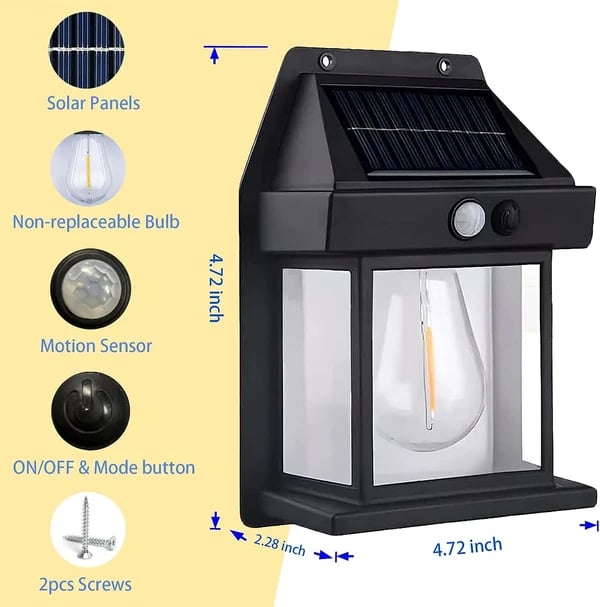 💡 🔆 Lampa słoneczna na zewnątrz i wewnętrzna ✨🔆
