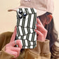 Nieregularne paski Filigree iPhone Sprawa kreatywna