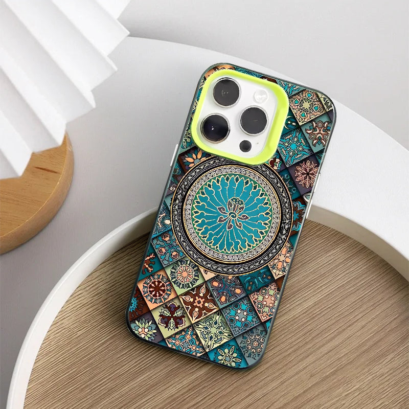 Vibrant Mandala Drukuj etui telefoniczne