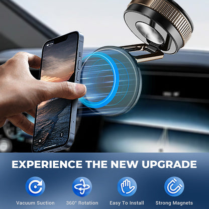 360 ° obrotowy uchwyt na telefon magnetyczny próżniowy