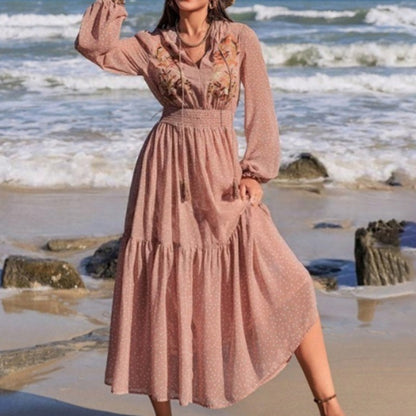 Eleganckie sukienki dla kobiet w kropki dla kobiet