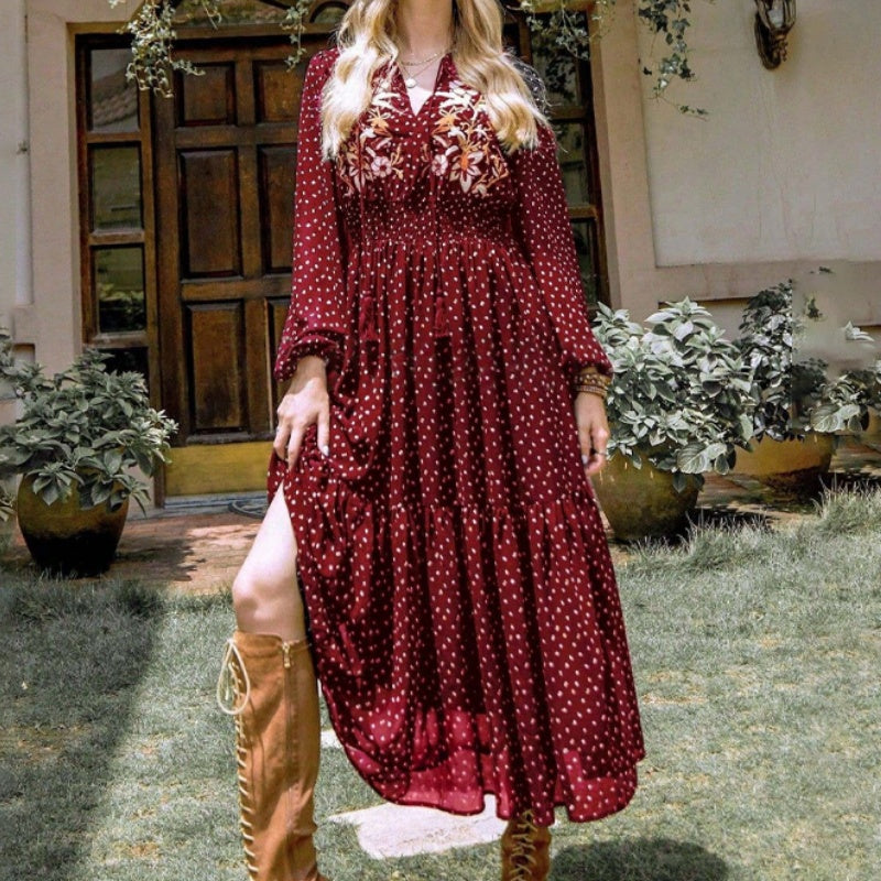 Eleganckie sukienki dla kobiet w kropki dla kobiet