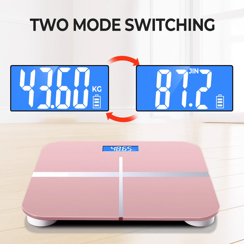 Cyfrowa skala łazienki z wyświetlaczem LCD
