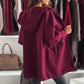 Elegancki patchwork z kapturem