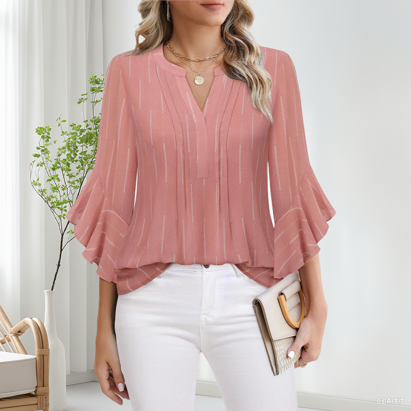 Elegancki top z rękawem