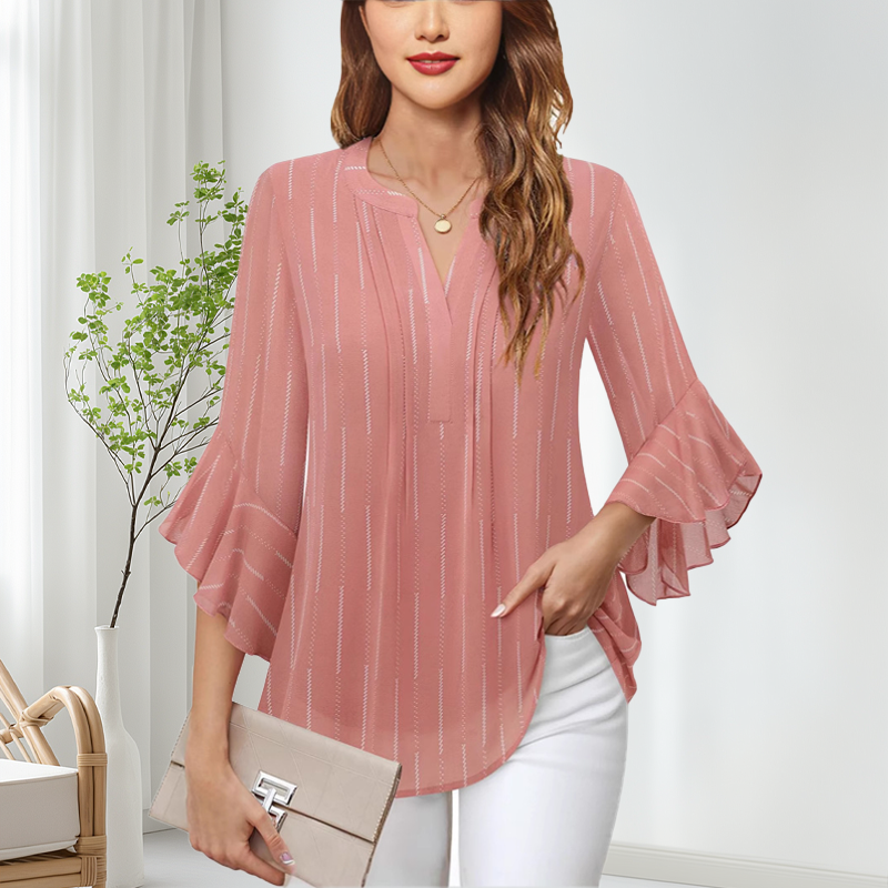 Elegancki top z rękawem