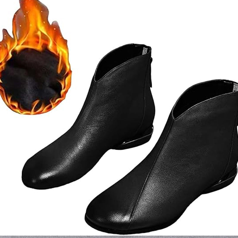 Krótkie buty PU, wyłożone polarami damskiej
