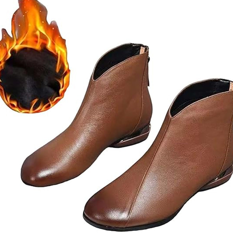 Krótkie buty PU, wyłożone polarami damskiej