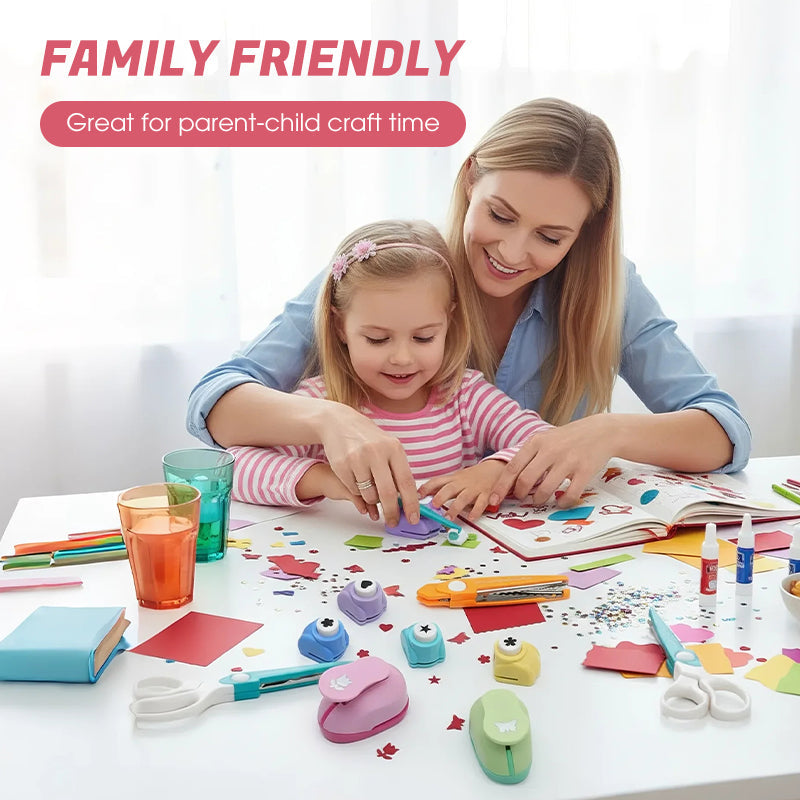 💖 Prezent dla Twojego dziecka🎁 Kreatywny zestaw dla dzieci z dziurkaczem