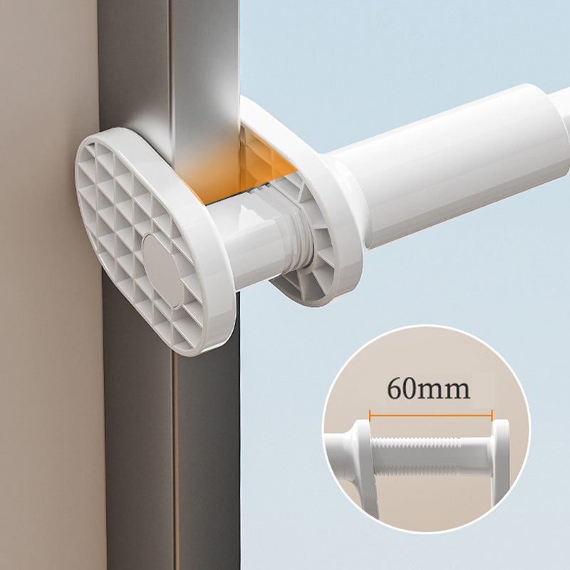 💖Rozkładany wieszak na ubrania z 5 otworami do montażu na ramie okiennej