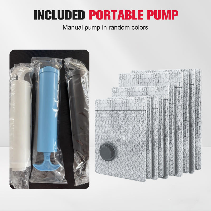 🔥Podróżne worki próżniowe i przenośny zestaw pomp