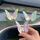 🦋🚗 Hímzett Pillangó Autós Dekoráció