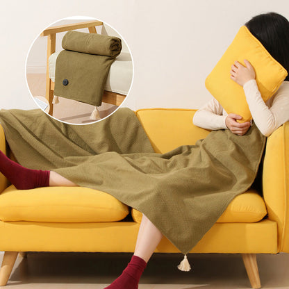 🔥Hordozható, puha cipzáras, elektromos fűtött takaró kendő