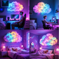 🕯️ Hálószoba hangulatvilágítás 🌈 DIY USB Thundercloud LED-es fénykijelző