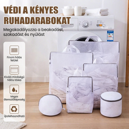 🧼Hordozható hálós mosózsák fogantyúval👕