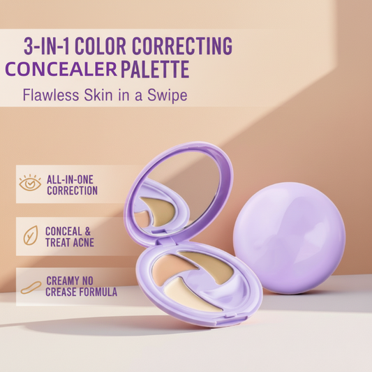 🎨Három az egyben színkorrekciós korrektor paletta🌸