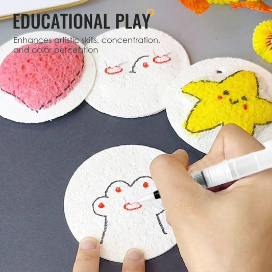 🌈Magic 3D habszivacs textúra festék készlet